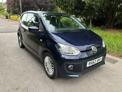 Used VW up! high up! 75 HP (55 kW) 2012 Blue Hatchback