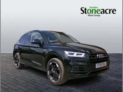 Used Audi Q5 Black Edition 190 HP (139 kW) 2019 Black SUV