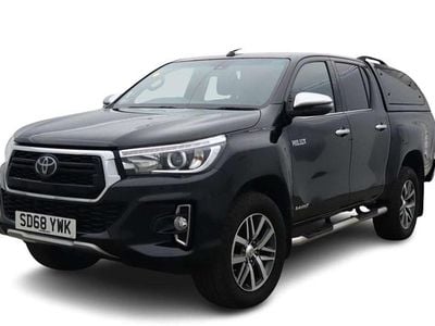 Begagnad Toyota HiLux 150 HK (110 kW) 2018 Svart Pickup