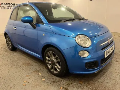 Used Fiat 500 S 69 HP (50 kW) 2014 Blue Hatchback