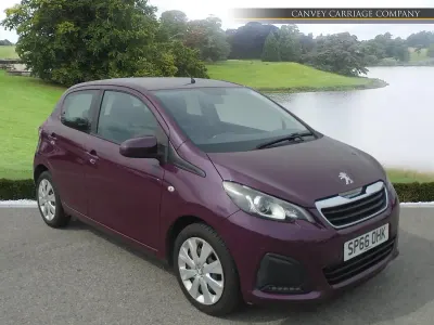 Used Peugeot 108 Active 68 HP (50 kW) 2016 Mauve/purple Hatchback