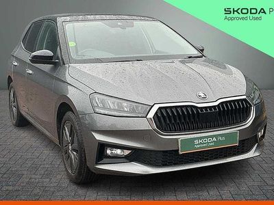 Used Skoda Fabia Colour Edition 70 HP (51 kW) 2023 Graphite grey metallic body / black magic pearl effect roof Hatchback
