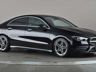 Used Mercedes CLA200 AMG line 163 HP (119 kW) 2019 Black Coupe