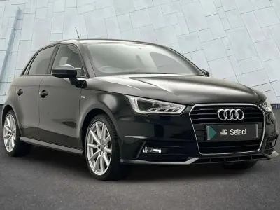 Used Audi A1 S-Line 123 HP (90 kW) 2018 Black Hatchback