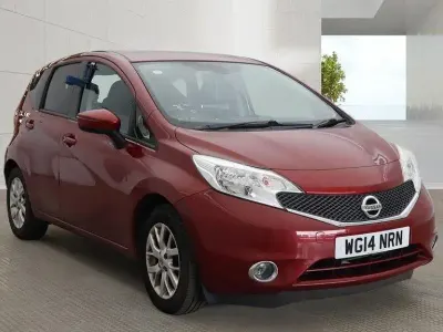 Used Nissan Note Acenta Premium 90 HP (66 kW) 2014 Red Hatchback