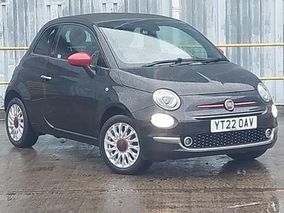 Used Fiat 500C Red 70 HP (51 kW) 2022 Black Cabriolet