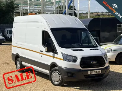 Used Ford Transit 130 HP (95 kW) 2017 White Van