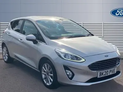 Used Ford Fiesta Titanium 101 HP (74 kW) 2020 Silver Hatchback