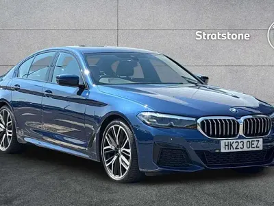 Used BMW 520 M Sport 190 HP (139 kW) 2023 Blue Sedan