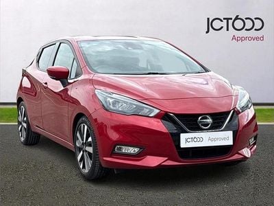 Używany Nissan Micra Tekna 92 KM (67 kW) 2021 Czerwony Hatchback