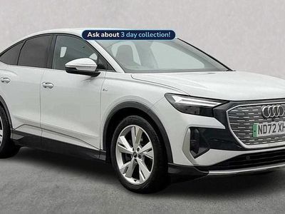 Used Audi Q4 e-tron S-Line 150 kW (204 HP) 2023 White SUV