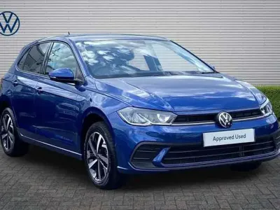 Used VW Polo Match 95 HP (69 kW) 2025 Blue Hatchback