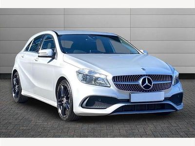 Used Mercedes A180 AMG line 109 HP (80 kW) 2017 Silver Hatchback