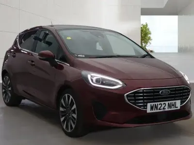 Used Ford Fiesta Titanium 125 HP (91 kW) 2022 Red Hatchback