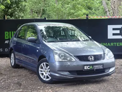Begagnad Honda Civic SE 110 HK (80 kW) 2004 Blå Halvkombi