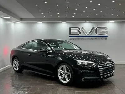 Second-hand Audi A5 S-Line 190 CP (139 kW) 2017 Negru Coupe