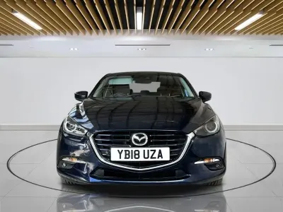 Usado Mazda 3 Inclusive 121 HP (88 kW) 2018 Azul Citadino