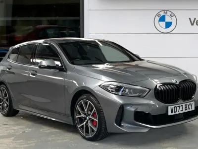 Begagnad BMW 128 Comfort Edition 265 HK (194 kW) 2023 Grå Halvkombi