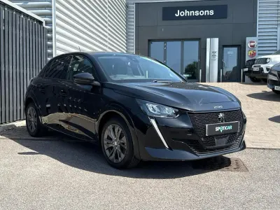 Used Peugeot e-208 Allure 100 kW (136 HP) 2020 Black Hatchback