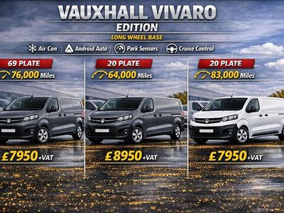 Used Vauxhall Vivaro Edition 100 HP (73 kW) 2019 Grey MPV