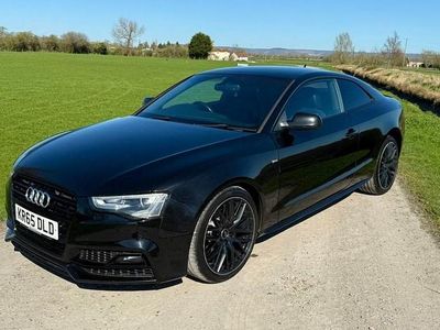Used Audi A5 Black Edition 190 HP (139 kW) 2015 Black Coupe