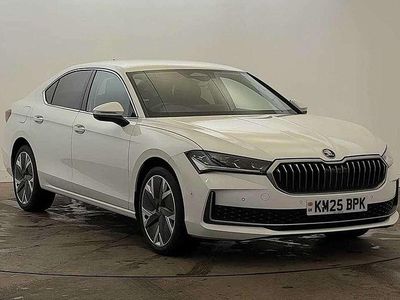 Pure white Used 2025 Skoda Superb SE L Hatchback | £30,490 (Expensive)