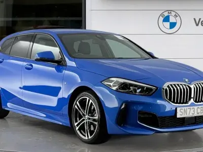 Used BMW 118 M Sport 136 HP (100 kW) 2023 Blue Hatchback
