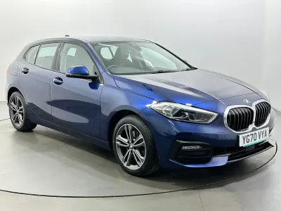 Used BMW 118 Sport Line 150 HP (110 kW) 2020 Blue Hatchback