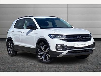 Used VW T-Cross Black Edition 110 HP (80 kW) 2022 White SUV