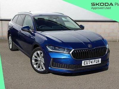 Used Skoda Superb SE L 147 HP (108 kW) 2024 Cobalt blue metallic Estate