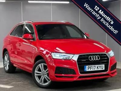 Used Audi Q3 S-Line 147 HP (108 kW) 2017 Red SUV