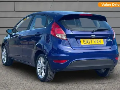 Used Ford Fiesta Zetec 2017 Blue Hatchback