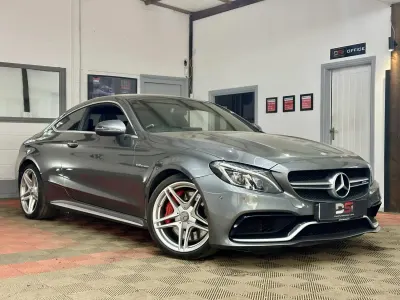 Begagnad Mercedes C63 AMG Premium 2017 Grå Sportkupé