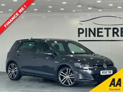 Used VW Golf VII GTD 184 HP (135 kW) 2018 Blue Hatchback