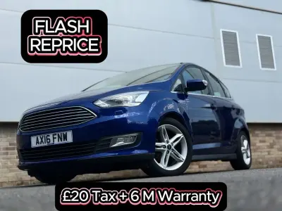 Used Ford C-MAX Titanium X 120 HP (88 kW) 2016 Blue MPV