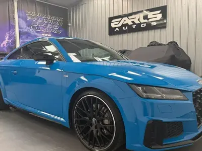 Used Audi TT Black Edition 245 HP (180 kW) 2020 Blue Coupe