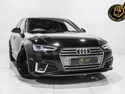 Used Audi A4 S-Line 150 HP (110 kW) 2019 Black Sedan