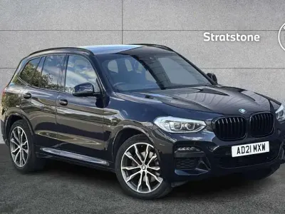 Used BMW X3 M Sport 190 HP (139 kW) 2021 Black SUV