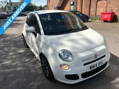 Used Fiat 500 S 69 HP (50 kW) 2014 White Hatchback