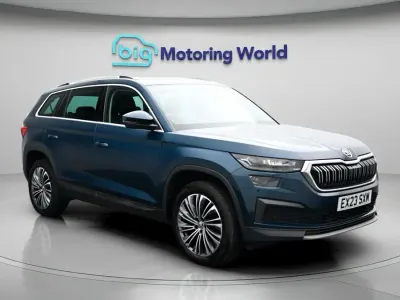 Używany Skoda Kodiaq SE L Executive 150 KM (110 kW) 2023 Niebieski SUV