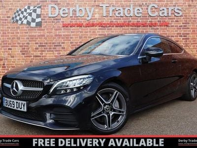 Black Used 2019 Mercedes C300 AMG line Coupe | £14,740 (Fair price)