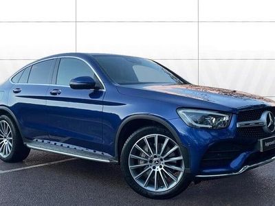 Used Mercedes GLC300 AMG Line Premium 245 HP (180 kW) 2020 Blue Coupe