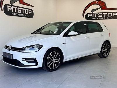 Used VW Golf VII R-line 150 HP (110 kW) 2019 White Hatchback