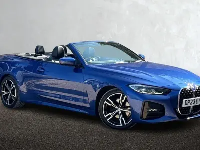 Used BMW 420 Cabriolet M Sport 184 HP (135 kW) 2023 Blue Cabriolet