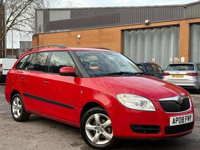 Red Used 2008 Skoda Fabia Estate | £2,495 (A bit pricey)