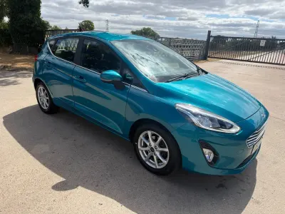 Used Ford Fiesta Zetec 2017 Blue Hatchback