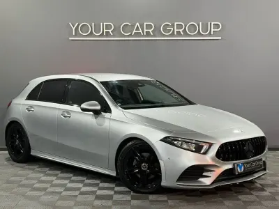 Used Mercedes A200 AMG Line Premium 147 HP (108 kW) 2019 Silver Hatchback