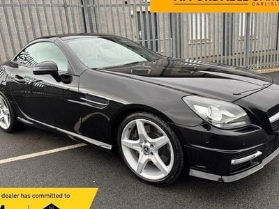 Black Used 2015 Mercedes SLK250 AMG Cabriolet | £8,950 (Fair price)