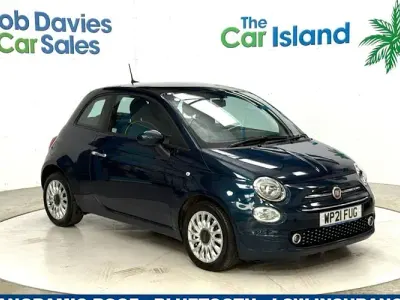 Used Fiat 500 Lounge 69 HP (50 kW) 2021 Blue Hatchback