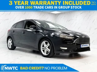 Used Ford Focus Zetec 2017 Black Hatchback